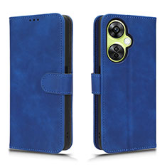 Leather Case Stands Flip Cover Holder L01Z for OnePlus Nord N30 5G Blue
