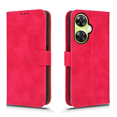 Leather Case Stands Flip Cover Holder L01Z for OnePlus Nord N30 5G Hot Pink