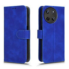 Leather Case Stands Flip Cover Holder L01Z for Realme 11 4G Blue
