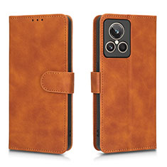 Leather Case Stands Flip Cover Holder L01Z for Realme GT2 Master Explorer Brown