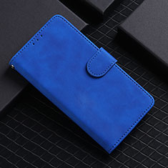 Leather Case Stands Flip Cover Holder L01Z for Realme V3 5G Blue