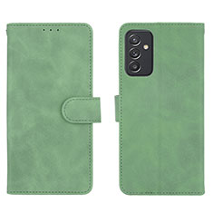 Leather Case Stands Flip Cover Holder L01Z for Samsung Galaxy A05s Green