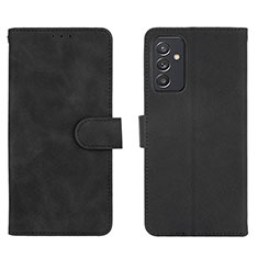Leather Case Stands Flip Cover Holder L01Z for Samsung Galaxy A25 5G Black