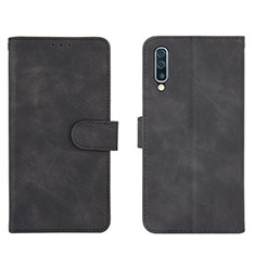 Leather Case Stands Flip Cover Holder L01Z for Samsung Galaxy A30S Black