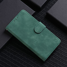 Leather Case Stands Flip Cover Holder L01Z for Samsung Galaxy A80 Green