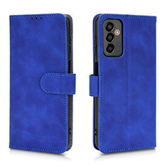 Leather Case Stands Flip Cover Holder L01Z for Samsung Galaxy F13 4G Blue