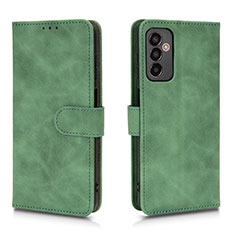 Leather Case Stands Flip Cover Holder L01Z for Samsung Galaxy F13 4G Green