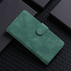 Leather Case Stands Flip Cover Holder L01Z for Samsung Galaxy S10 Lite Green