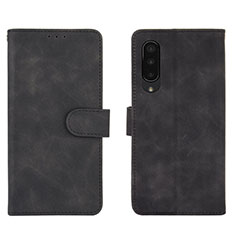 Leather Case Stands Flip Cover Holder L01Z for Sharp Aquos Zero5G basic Black