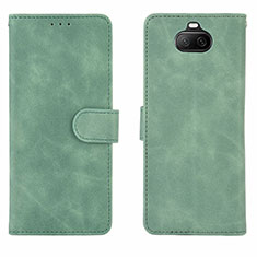 Leather Case Stands Flip Cover Holder L01Z for Sony Xperia 8 Lite Green