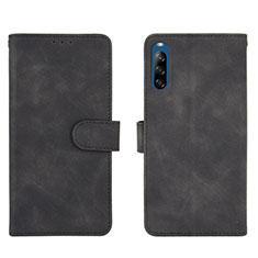 Leather Case Stands Flip Cover Holder L01Z for Sony Xperia L4 Black