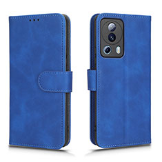 Leather Case Stands Flip Cover Holder L01Z for Xiaomi Mi 12 Lite NE 5G Blue
