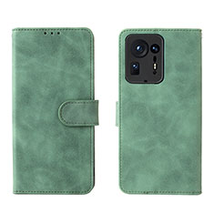 Leather Case Stands Flip Cover Holder L01Z for Xiaomi Mi Mix 4 5G Green