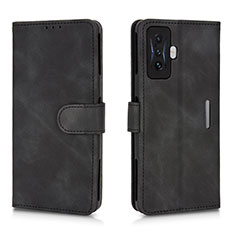 Leather Case Stands Flip Cover Holder L01Z for Xiaomi Poco F4 GT 5G Black