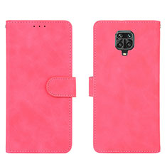 Leather Case Stands Flip Cover Holder L01Z for Xiaomi Poco M2 Pro Hot Pink