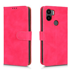 Leather Case Stands Flip Cover Holder L01Z for Xiaomi Redmi A1 Plus Hot Pink