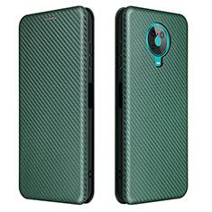 Leather Case Stands Flip Cover Holder L02Z for Nokia 6.3 Green