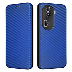 Leather Case Stands Flip Cover Holder L02Z for Oppo Reno11 Pro 5G Blue