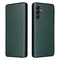 Leather Case Stands Flip Cover Holder L02Z for Samsung Galaxy A14 4G Green