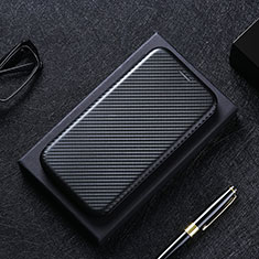 Leather Case Stands Flip Cover Holder L02Z for Sony Xperia 1 III Black