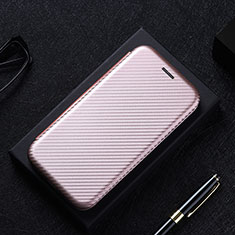 Leather Case Stands Flip Cover Holder L02Z for Xiaomi Mi 10T Lite 5G Rose Gold