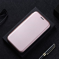 Leather Case Stands Flip Cover Holder L02Z for Xiaomi Mi Mix 4 5G Rose Gold