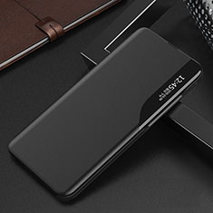 Leather Case Stands Flip Cover Holder L03 for Oppo Reno9 Pro 5G Black