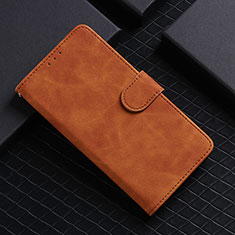 Leather Case Stands Flip Cover Holder L03Z for Realme 8s 5G Brown