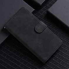Leather Case Stands Flip Cover Holder L03Z for Realme C25 Black