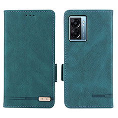 Leather Case Stands Flip Cover Holder L03Z for Realme V23 5G Green