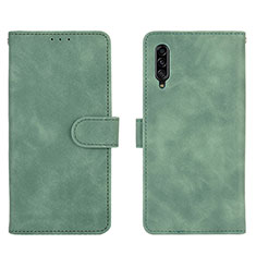 Leather Case Stands Flip Cover Holder L03Z for Samsung Galaxy A90 5G Green