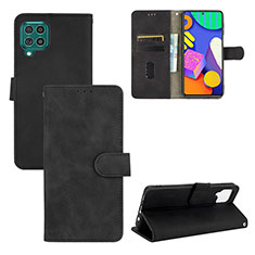 Leather Case Stands Flip Cover Holder L03Z for Samsung Galaxy M62 4G Black