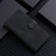 Leather Case Stands Flip Cover Holder L03Z for Xiaomi Redmi Note 9 Pro Black