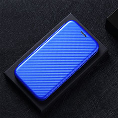 Leather Case Stands Flip Cover Holder L04Z for Asus ROG Phone 5 Ultimate Blue