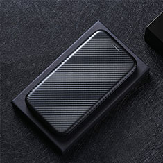 Leather Case Stands Flip Cover Holder L04Z for Asus Zenfone 7 Pro ZS671KS Black
