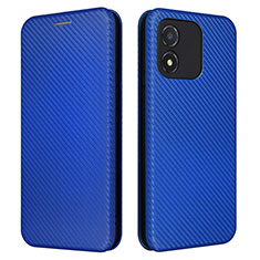 Leather Case Stands Flip Cover Holder L04Z for Huawei Honor X5 Blue