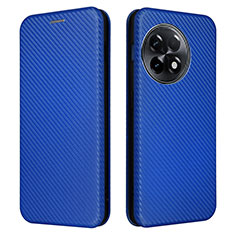 Leather Case Stands Flip Cover Holder L04Z for OnePlus 11R 5G Blue