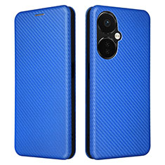 Leather Case Stands Flip Cover Holder L04Z for OnePlus Nord CE 3 5G Blue