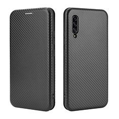 Leather Case Stands Flip Cover Holder L04Z for Samsung Galaxy A90 5G Black