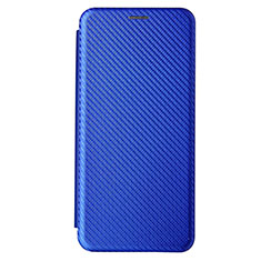 Leather Case Stands Flip Cover Holder L04Z for Samsung Galaxy F62 5G Blue