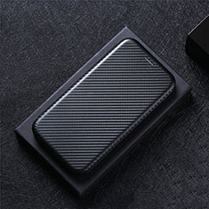 Leather Case Stands Flip Cover Holder L04Z for Sony Xperia 5 V Black