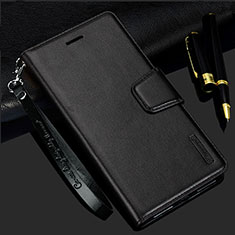 Leather Case Stands Flip Cover Holder L05 for Samsung Galaxy S23 Plus 5G Black