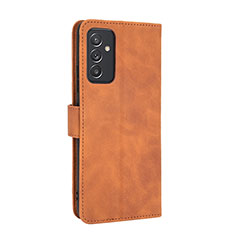 Leather Case Stands Flip Cover Holder L05Z for Samsung Galaxy A05s Brown
