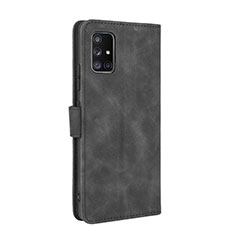 Leather Case Stands Flip Cover Holder L05Z for Samsung Galaxy A51 5G Black