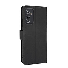 Leather Case Stands Flip Cover Holder L05Z for Samsung Galaxy Quantum2 5G Black