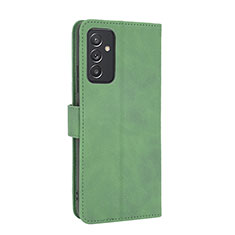 Leather Case Stands Flip Cover Holder L05Z for Samsung Galaxy Quantum2 5G Green