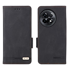 Leather Case Stands Flip Cover Holder L06Z for OnePlus Ace 2 Pro 5G Black
