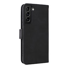 Leather Case Stands Flip Cover Holder L06Z for Samsung Galaxy S22 Plus 5G Black