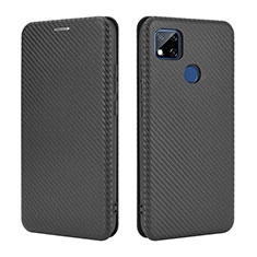 Leather Case Stands Flip Cover Holder L06Z for Xiaomi Redmi 9C Black