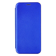 Leather Case Stands Flip Cover Holder L07Z for Samsung Galaxy A05s Blue